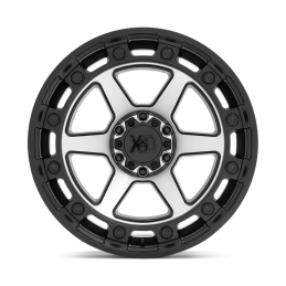 Cerchio in Lega XD862 Raid Nero Satinato Lavorato