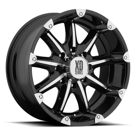 Cerchio in Lega XD779 Badlands Nero Lucido Lavorato