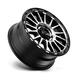 Cerchio in Lega KM542 Impact Nero Satinato Lavorato