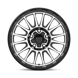 Cerchio in Lega KM542 Impact Nero Satinato Lavorato