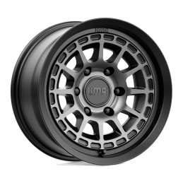 Cerchio in Lega KM719 Canyon Nero Satinato con Tinta Grigia