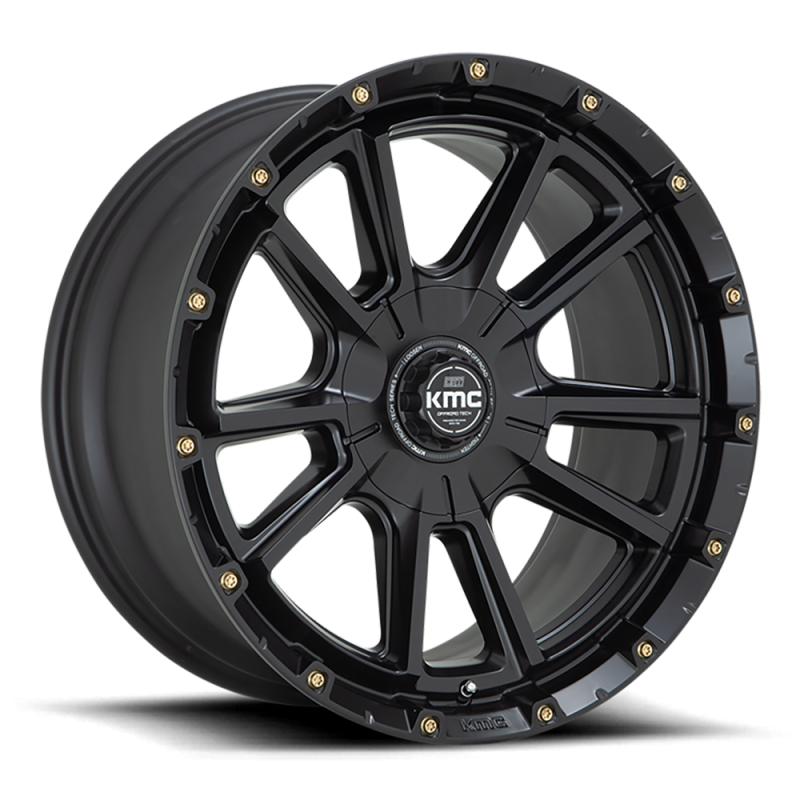 Cerchio in Lega KM100 Sync Nero Satinato