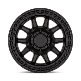 Cerchio in Lega Nero Opaco Calico