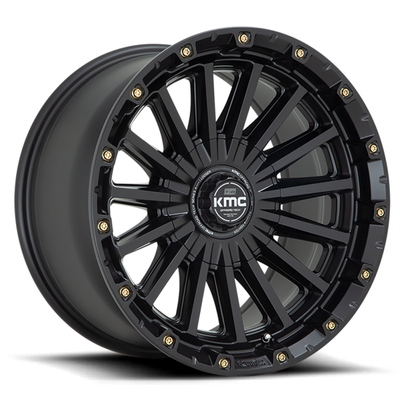 Cerchio in Lega KM102 Signal Nero Satinato