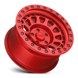 Cerchio in Lega Rosso Confetto con Bulloni Nero Primm