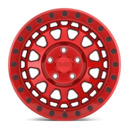 Cerchio in Lega Rosso Confetto con Bulloni Nero Primm