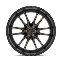 Cerchio in Lega D762 Clash Nero Opaco Doppia Tinta Scura