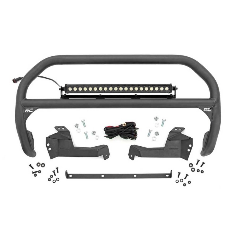 Bull bar con LED Cree 20" bianco freddo DRL Black Series
