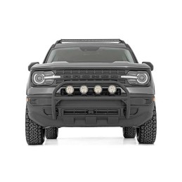 Bull bar con luci LED rotonde 4"