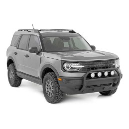 Bull bar con luci LED rotonde 4"