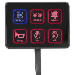 Pannello interruttori SS-6 a sei vie