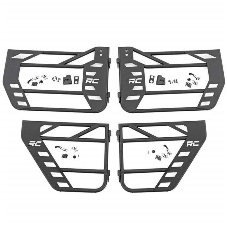 Porte anteriori e posteriori in tubo d'acciaio