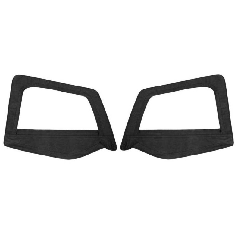 Pelli per porte con finestre Black Denim