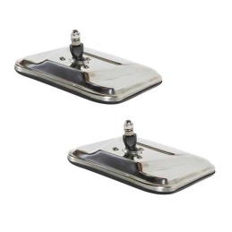 Specchietti laterali in acciaio