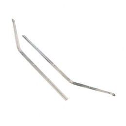 Kit canalina porta in acciaio