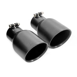 Scarico performante a doppia uscita nero