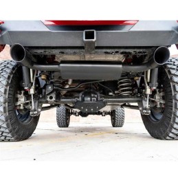 Scarico performante a doppia uscita nero