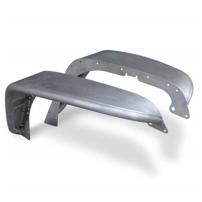 Parafanghi anteriori in acciaio con copertura standard Crusher