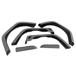 Parafanghi anteriori e posteriori svasati