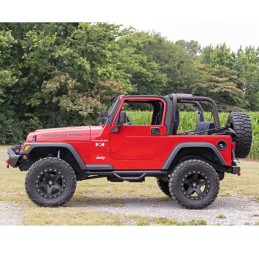 Parafanghi anteriori e posteriori svasati