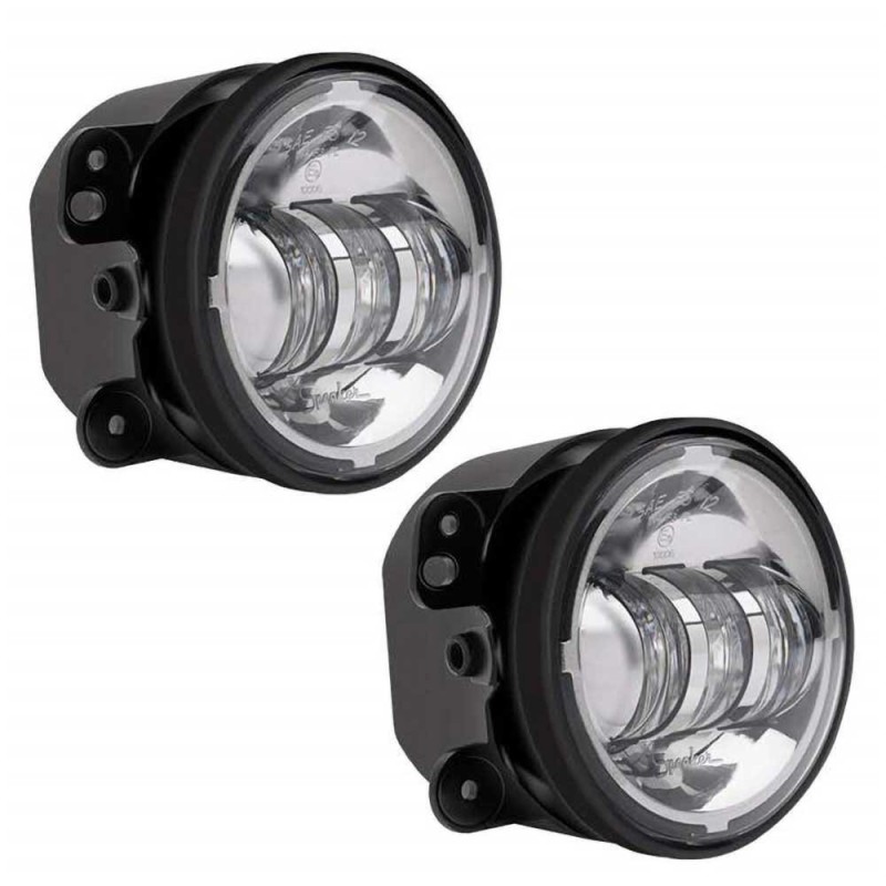 Fendinebbia a LED rotondi cromati 4,5" 6145 J Series