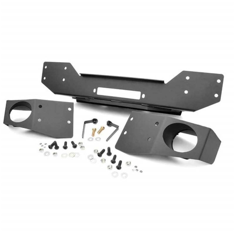 Paraurti anteriore in acciaio con piastra verricello SRC Classic