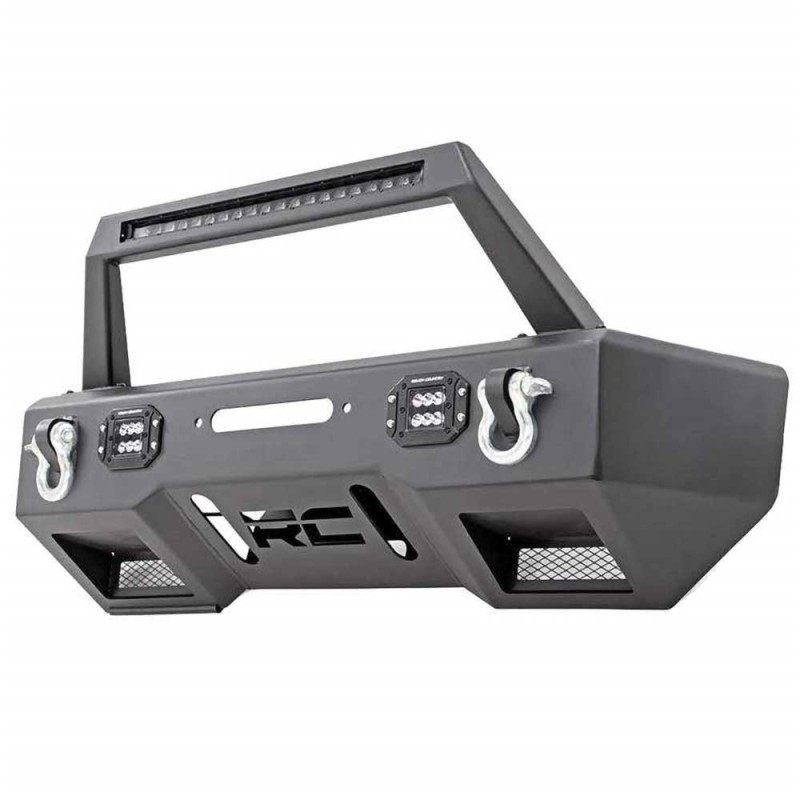 Paraurti anteriore tozzo in acciaio