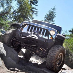 Paraurti anteriore in acciaio con piastra verricello XRC