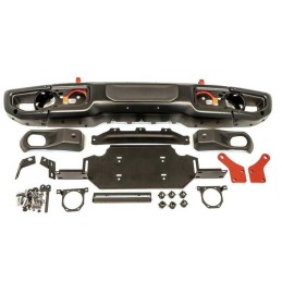 Paraurti anteriore in acciaio con bull bar alto