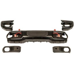 Paraurti anteriore in acciaio con bull bar alto