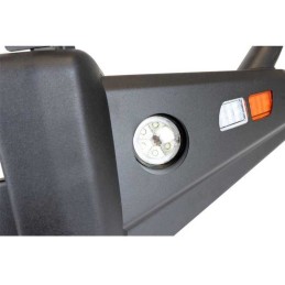 Paraurti anteriore in acciaio con piastra verricello e bullbar