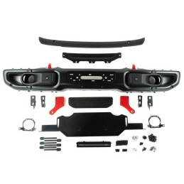 Paraurti anteriore in alluminio con piastra verricello