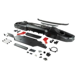 Paraurti anteriore in alluminio con piastra verricello