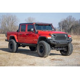 Paraurti anteriore tubolare con skid plate e luci LED full