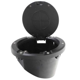 Coprigas alluminio nero