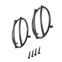 Protezioni indicatori di direzione anteriori acciaio nero