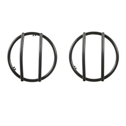 Protezioni indicatori di direzione anteriori acciaio nero