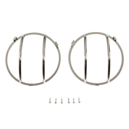 Protezioni fari anteriori in acciaio