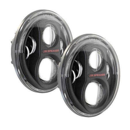 Fari anteriori a LED neri da 7" 8700 Evolution J2 Series