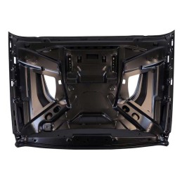 Cofano in acciaio nero opaco Bicaz