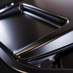 Cofano in acciaio nero opaco Bicaz