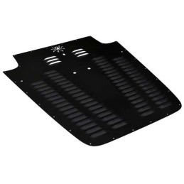 Cofano Louvre in alluminio nero