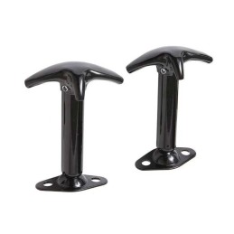 Ferma Cofano acciaio nero