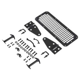 Kit cofano acciaio nero