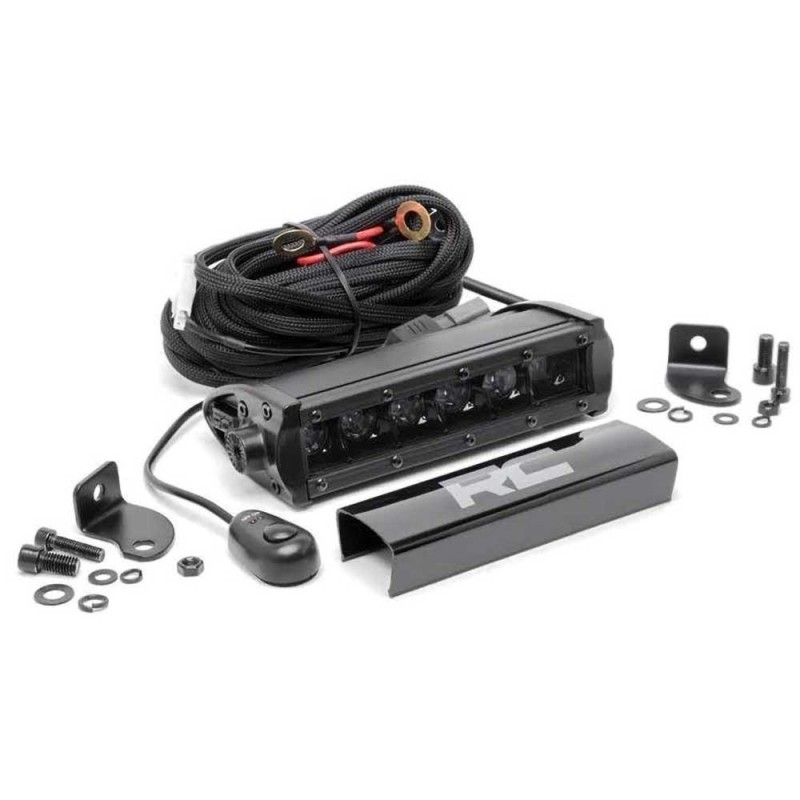 Barra luminosa a LED 6" singola fila Black Series