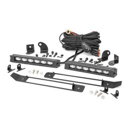 Kit doppia griglia LED 6" Black Series