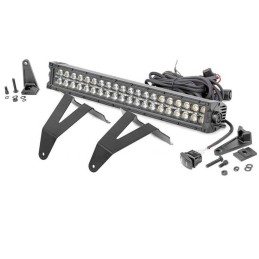 Kit paraurti nascosto a LED barra luminosa 20 "White DRL Black Series