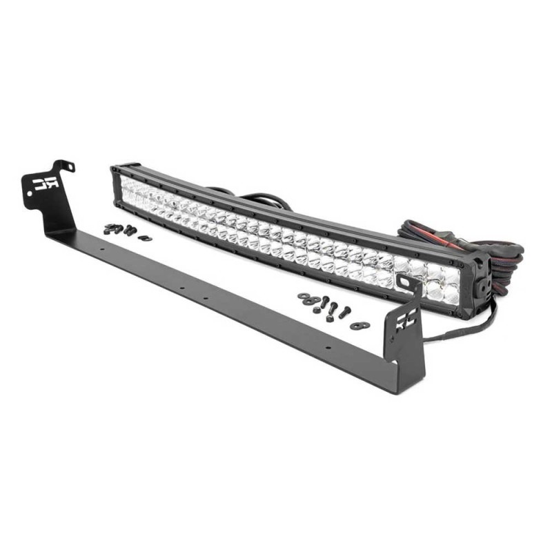 Kit paraurti LED 30" bianco DRL Chrome Series