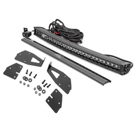 Kit griglia nascosta a LED barra luminosa 30" Bianco DRL Black Series