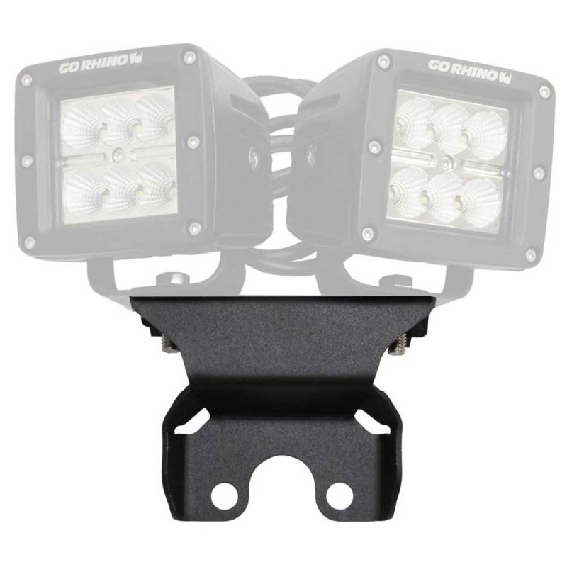 Supporti per luci sul cofano posteriore centrale per due luci Cube LED 3x3"